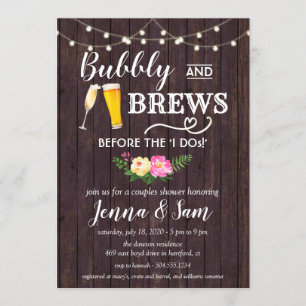 Bubbly and Brews Invasion, Bubbles and Brews Einladung