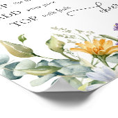 Bubbly Bar | Bloom-Wildblume | Mimosa Bar Poster (Ecke)