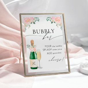 Bubbly Bar Brautschau Fotodruck