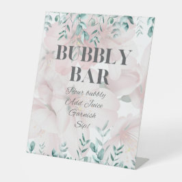 Bubbly Bar Sign - Veranstaltungen für Hochzeiten Sockelschild
