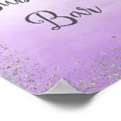 Bubbly Bar Wedding Poster Print (Ecke)