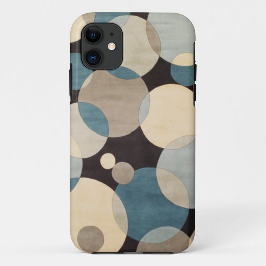 Bubbly Blue IPhone Case (Rückseite)