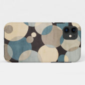 Bubbly Blue IPhone Case (Rückseite (Horizontal))