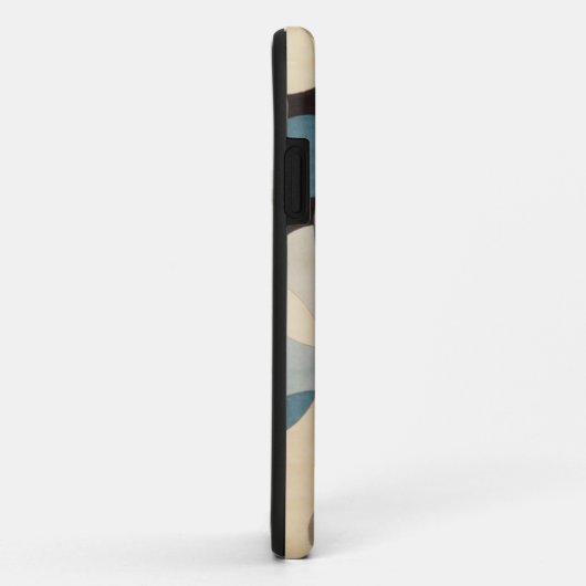 Bubbly Blue IPhone Case (Hinten/Rechts)