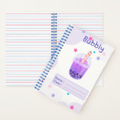 Bubbly Boba Notebook 🧋 🫧 Notizblock (Innen)