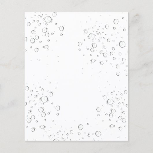 Bubbly Brautparty Brunch Sonnenblumen Einladung (Rückseite)