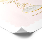 Bubbly Brautparty Cards and Gifts Poster (Ecke)