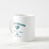 Bubbly Brigade Funkel & Trink Gesellschaft Kaffeetasse (Vorderseite Links)