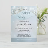 Bubbly Brunch Bridal Dusche Einladung (Stehend Vorderseite)