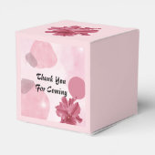 Bubbly brunch mimosa baby shower thank you geschenkschachtel (Rückseite)