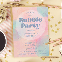 Bubbly Bubble Party Birthday Party