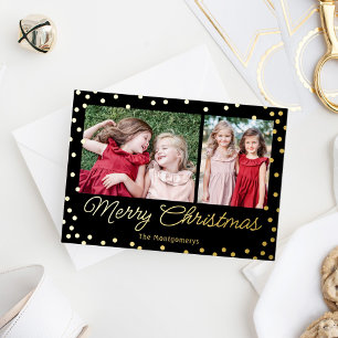 Bubbly Cheil Foil Holiday Card Weihnachtskarte Folien Feiertagskarte