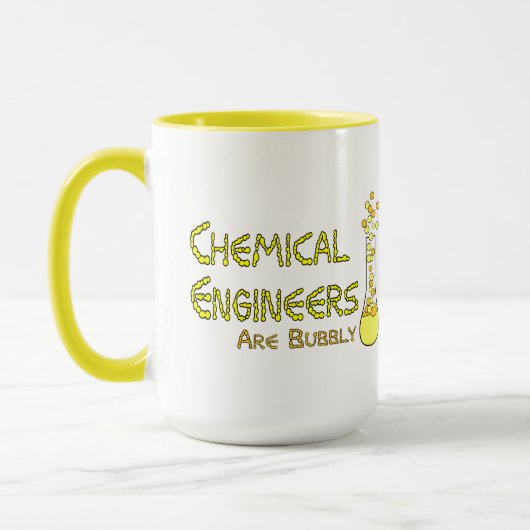 Bubbly Chemical Engineers Tasse (Links)
