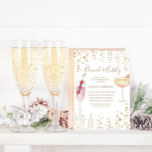 Bubbly Cocktails Gold Glitzer Bridal Brunch