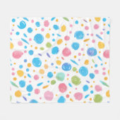 Bubbly Confetti Fleecedecke (Vorderseite (Horizontal))