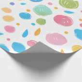Bubbly Confetti Geschenkpapier (Ecke)