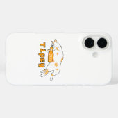 Bubbly Cuddle Beer Cat Case-Mate iPhone Hülle (Rückseite (Horizontal))