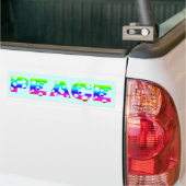 Bubbly Dot Rainbow PEACE Autoaufkleber (Auf Lkw)