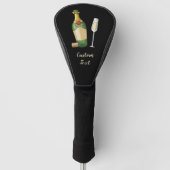Bubbly Golf Headcover (Vorderseite)