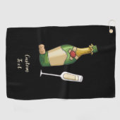 Bubbly Golfhandtuch (Horizontal)