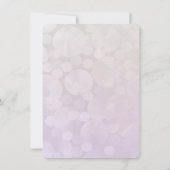 Bubbly Graduation Party Einladung (Rückseite)