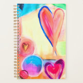 Bubbly Heart Planner - Anpassbar Planer (Vorderseite)