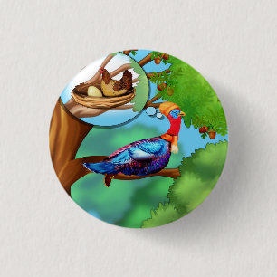 Bubbly Jock Jack Small Button-#Knowself-worth Button