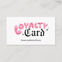 Bubbly Loyalty Business Card Visitenkarte