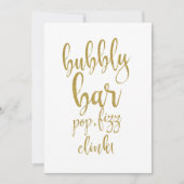 Bubbly Mary Bar Gold Bonbon zum günstigen Hochzeit (Vorderseite)