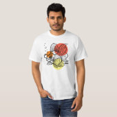 Bubbly Mit Augen Goldfish T-Shirt (Vorne ganz)