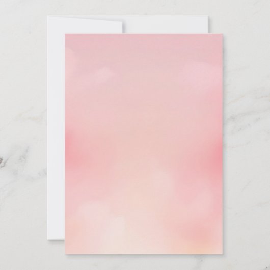 Bubbly mit Bride Champagne Brautparty Einladung (Rückseite)