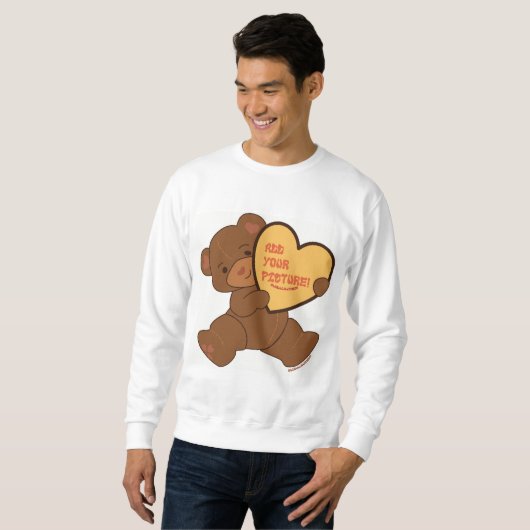 Bubbly Niedlich Bear Brown Colorway Sweatshirt (Vorne ganz)
