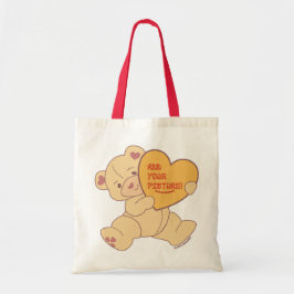 Bubbly Niedlich Bear Pink Colorway Sweatshirt Tragetasche