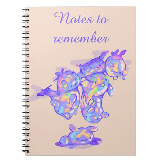 Bubbly notes to remember notizblock (Vorderseite)