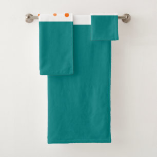 Bubbly Orange Soda Badhandtuch Set