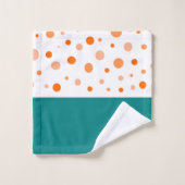 Bubbly Orange Soda Badhandtuch Set (Waschlappen)