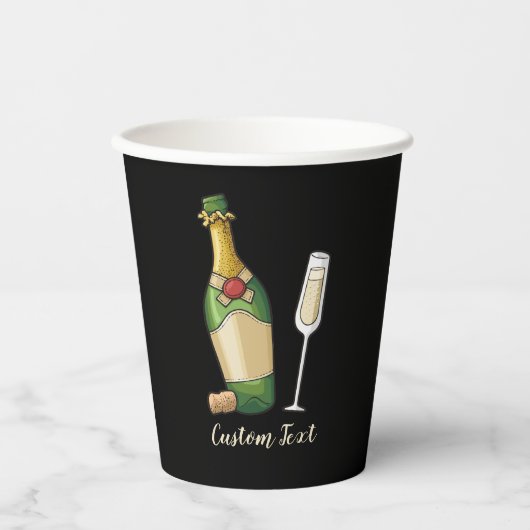 Bubbly Pappbecher (Vorderseite)