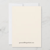 Bubbly Pelling Champagner Flasche Save the Date Einladung (Rückseite)