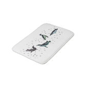Bubbly Pinguins Bath Mat Badematte (Schrägansicht)