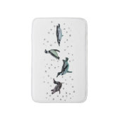 Bubbly Pinguins Bath Mat Badematte (Vorderseite Vertikal)