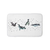 Bubbly Pinguins Bath Mat Badematte (Vorderseite)