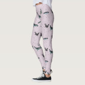 Bubbly Pinguins Leggings (Dusty Pink) (Links)