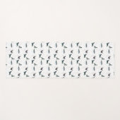 Bubbly Pinguins Yoga Mat Yogamatte (Vorderseite (Horizontal))