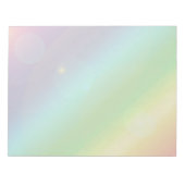 Bubbly Rainbow Notizblock (Vorderseite)