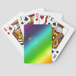 Bubbly Rainbow Spielkarten