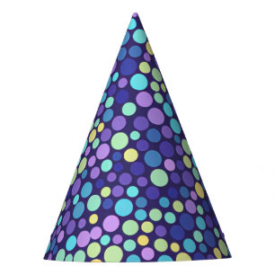 Bubbly Sea Dots Party Hat Partyhütchen