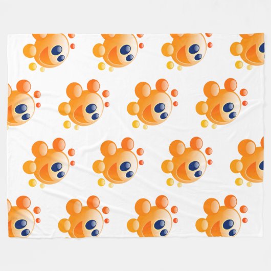 BUBBLY SUN FLEECEDECKE (Vorderseite (Horizontal))