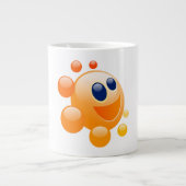 BUBBLY SUN Jumbo-Tasse (Vorderseite)