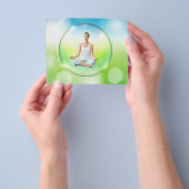 BUBBLY YOGA - Benutzerdefinierter Flyer mit Text (Gruppe)