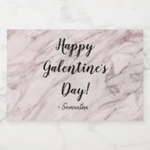 "Bubbly Zuneigung" Personalisiert Mini Sparkling W Schaumweinetikett (Einzelnes Label)